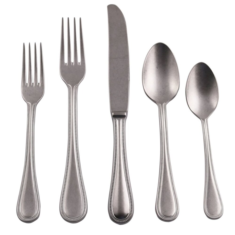 Mepra 5 Pcs Place Setting PERLA PEWTER